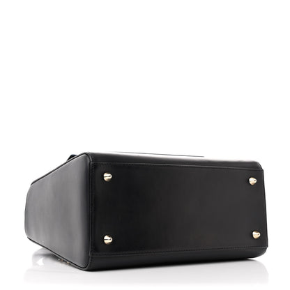Christian Dior Calfskin Pockets Medium Lady Dior Blue 3 of 12
