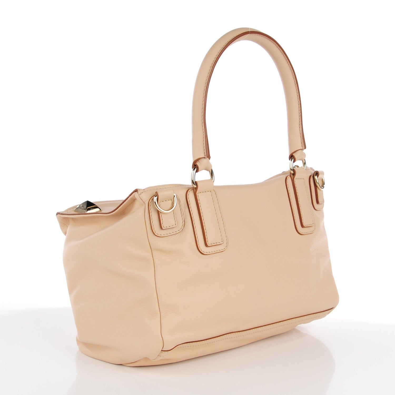 Givenchy Waxed Calfskin Medium Studded Pandora Light Beige 3 of 7