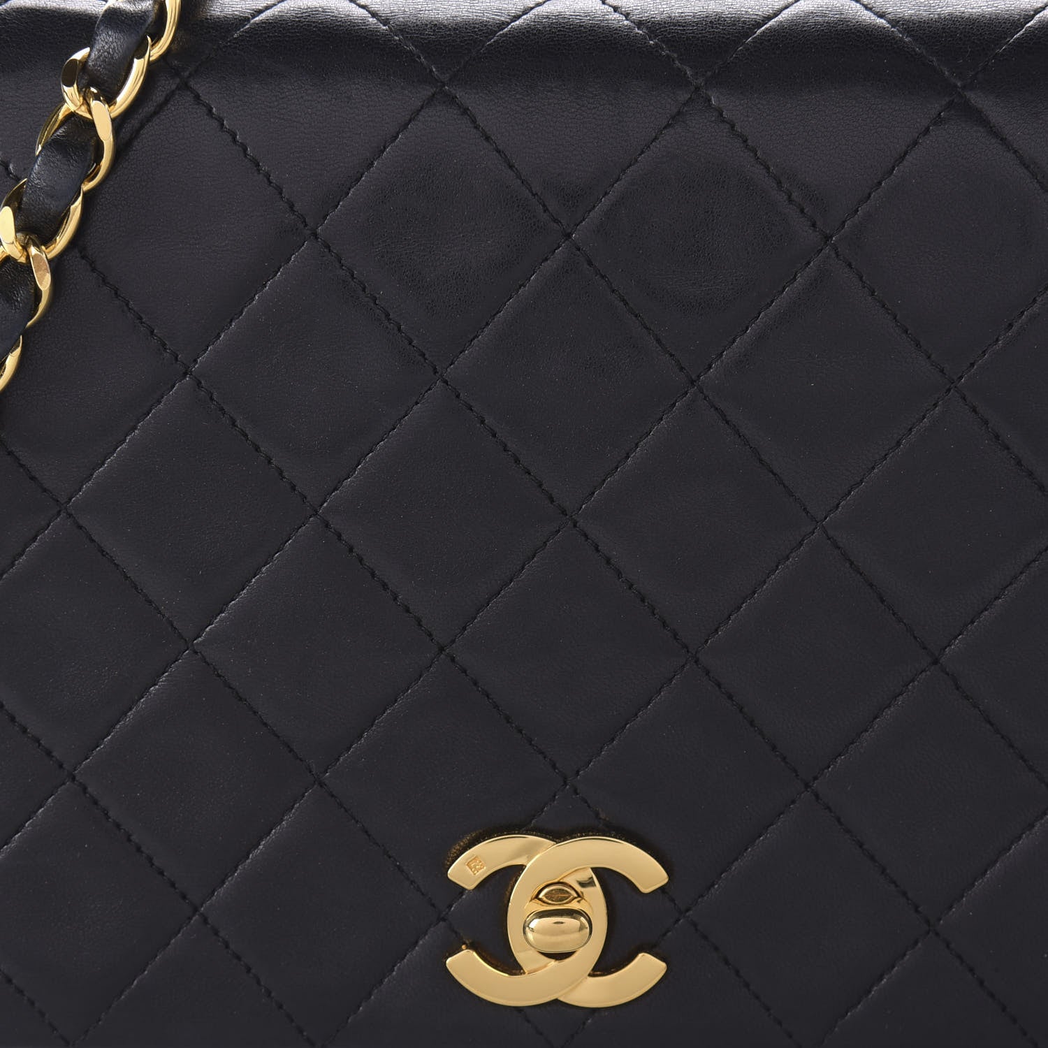 Chanel Lambskin Quilted Small Single Flap Bag Black 10 of 10