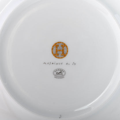 Hermes Porcelain Mosaique au 24 Dessert Plate Set of 2 6 of 9