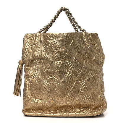 Chanel Calfskin Embroidered Ca D'Oro Tote Gold 1 of 9