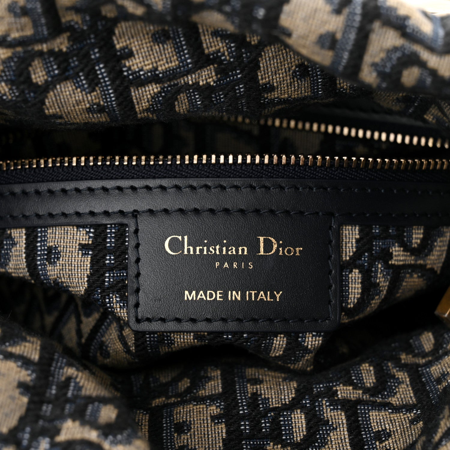 Christian Dior Wicker Oblique Medium Lady Dior Bag Blue 6 of 10
