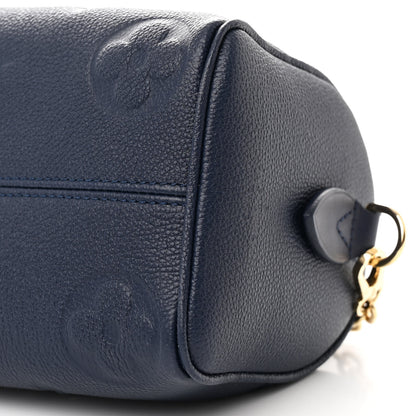 Louis Vuitton Empreinte Monogram Giant Speedy Bandouliere 20 Navy 9 of 9