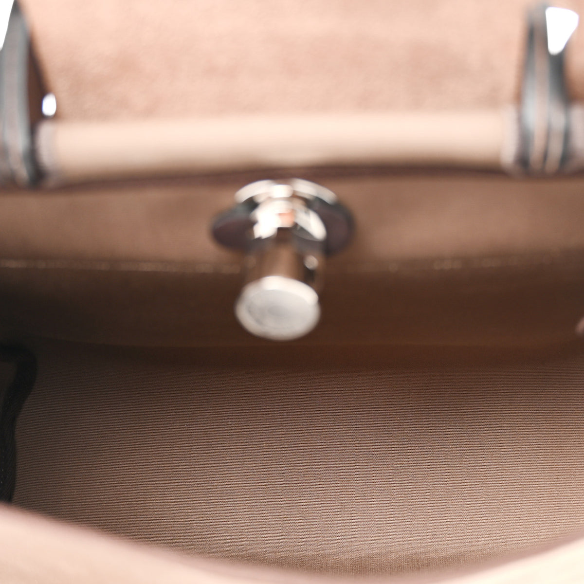 Hermes Vache Hunter Toile Herbag Zip Retourne 31 PM  Etoupe Ebene 6 of 12