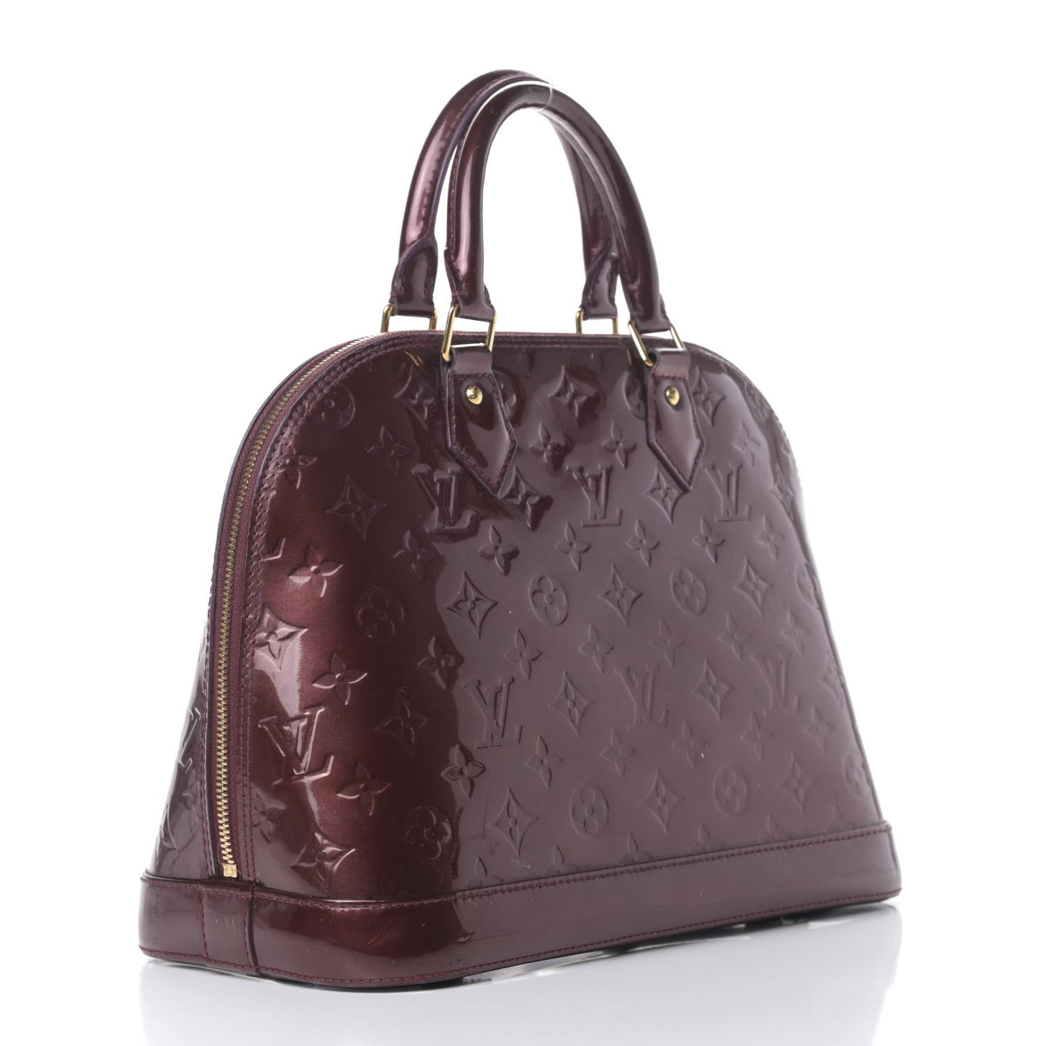 Louis Vuitton Vernis Alma PM Rouge Fauviste 2 of 12