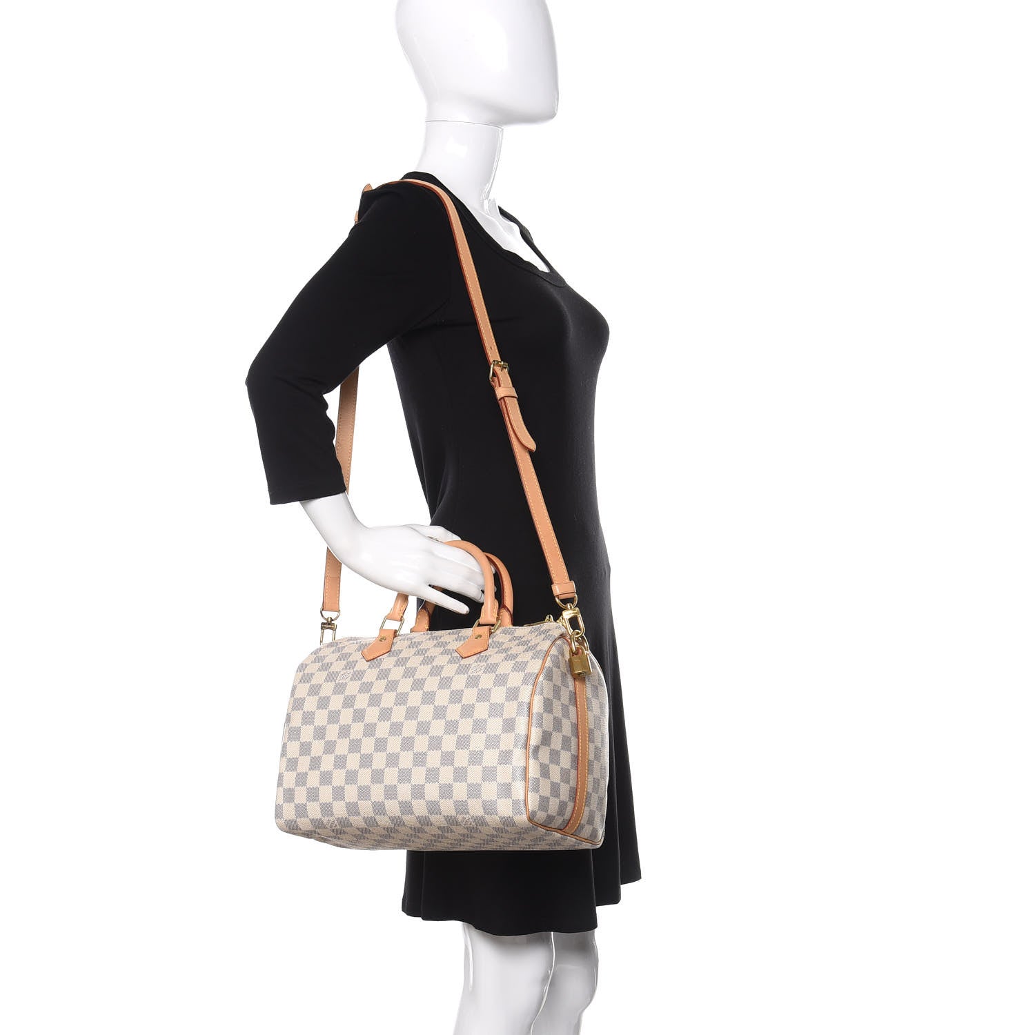 Louis Vuitton Damier Azur Speedy Bandouliere 30 2 of 12