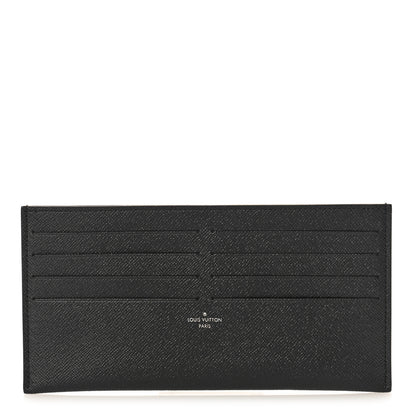 Louis Vuitton Calfskin Felicie Chain Wallet Card Holder Insert Black 1 of 7