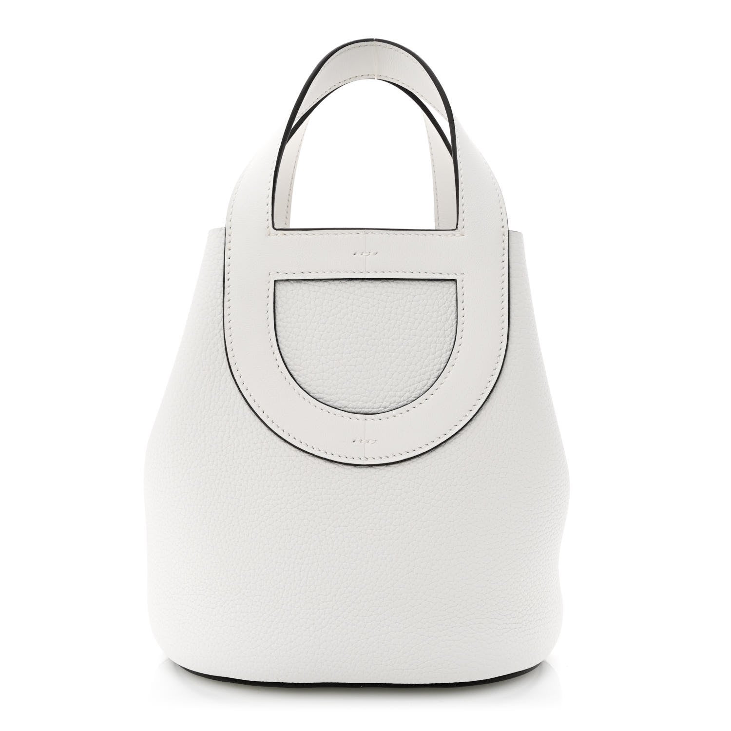 Hermes Taurillon Clemence Swift In-The-Loop 18 Bag New White 1 of 11