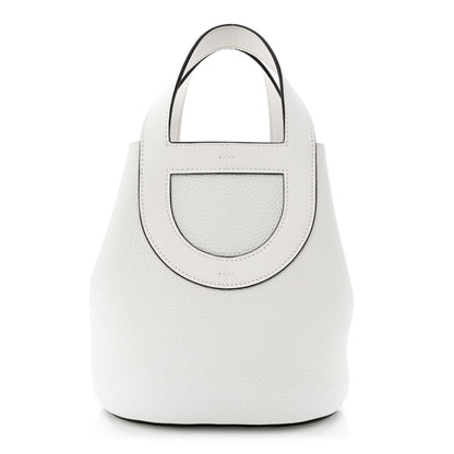Hermes Taurillon Clemence Swift In-The-Loop 18 Bag New White 1 of 11