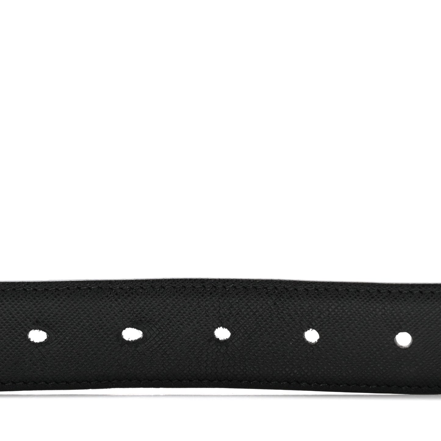 Saffiano Triangle Belt 100 40 Black