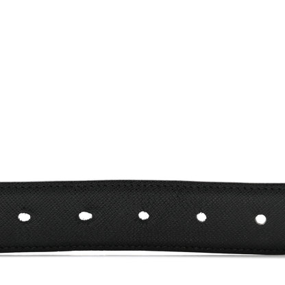 Prada Saffiano Triangle Belt 100 40 Black 3 of 8