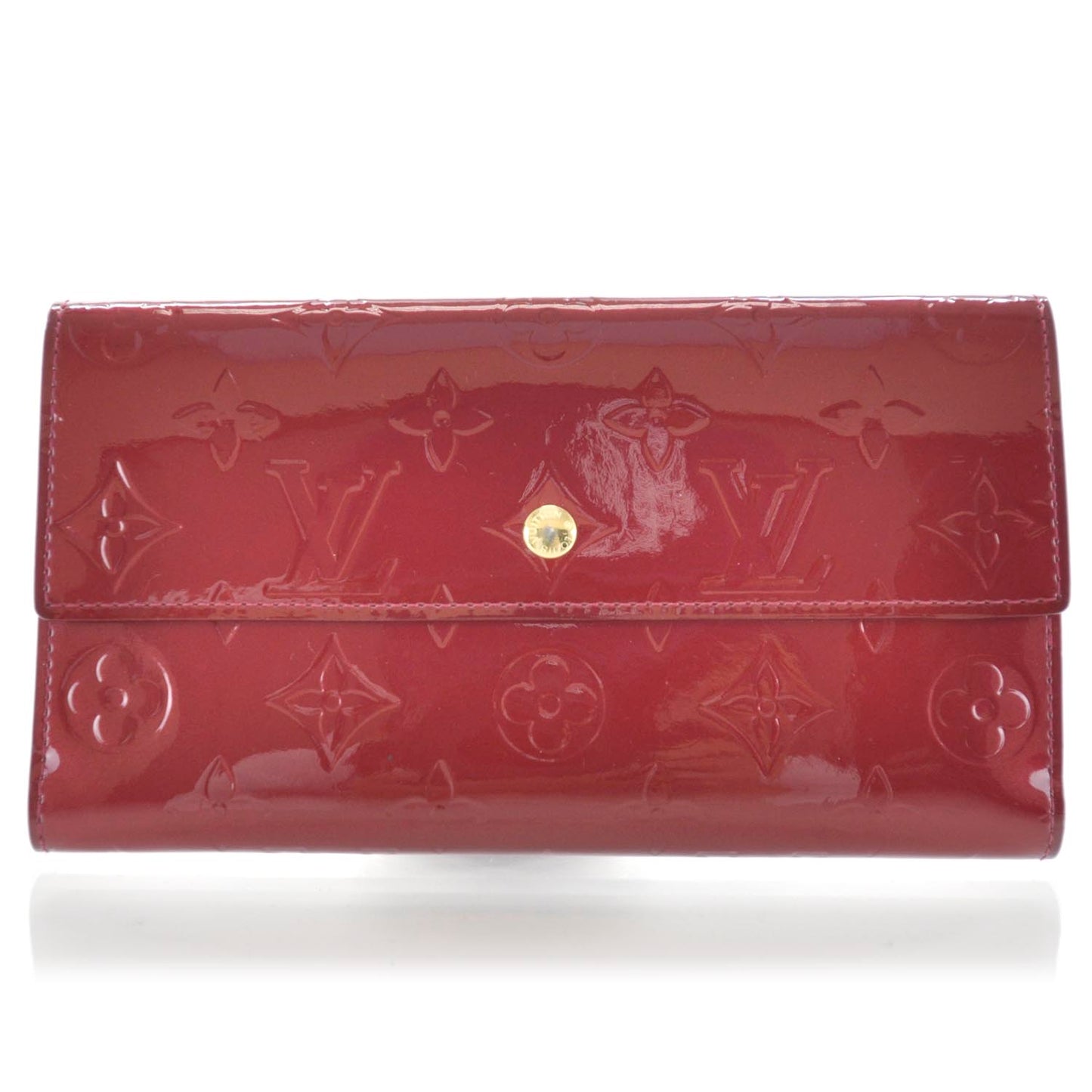 Vernis Porte Tresor International Wallet Pomme D'Amour