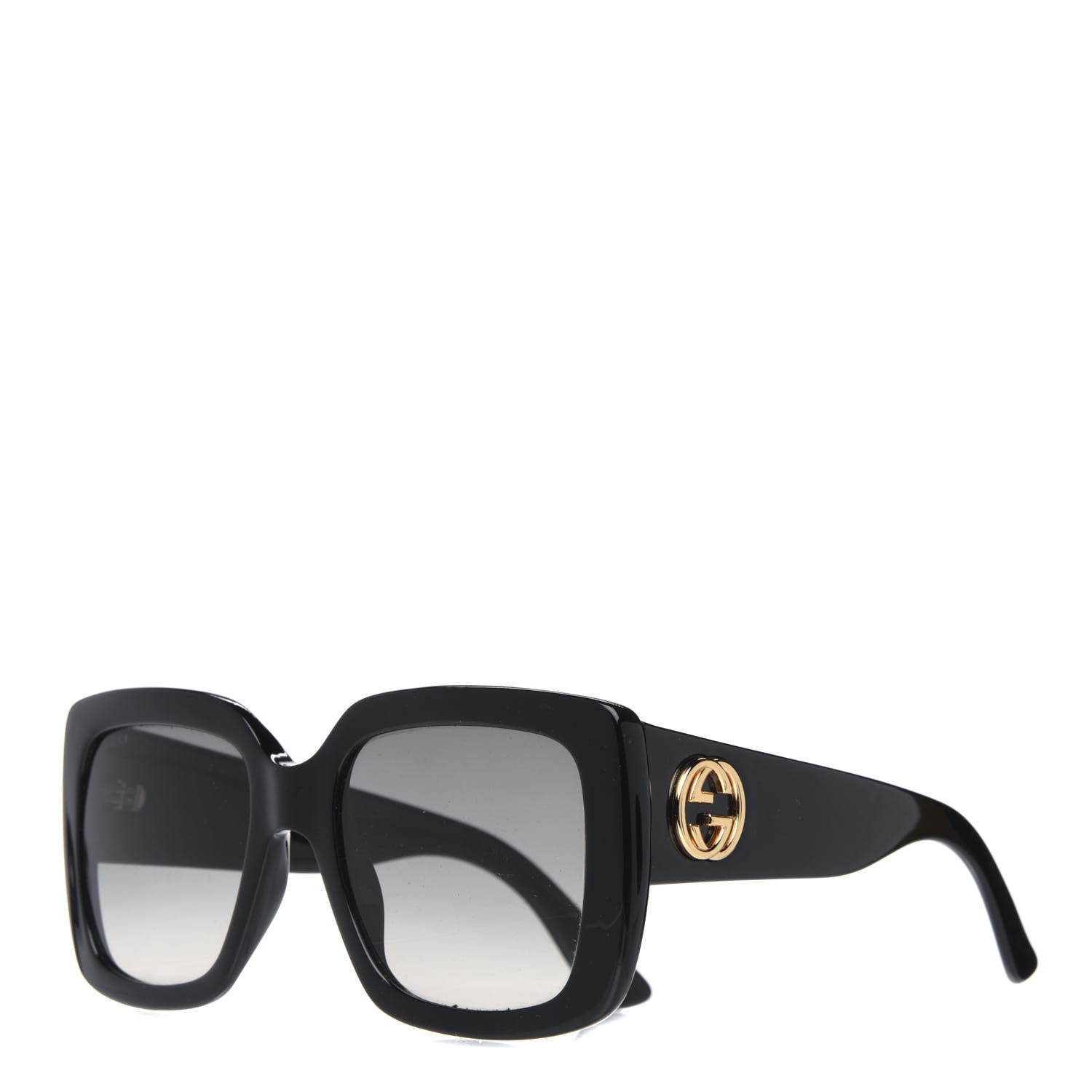 Gucci Acetate Square Frame Sunglasses GG0141S Black 1 of 4