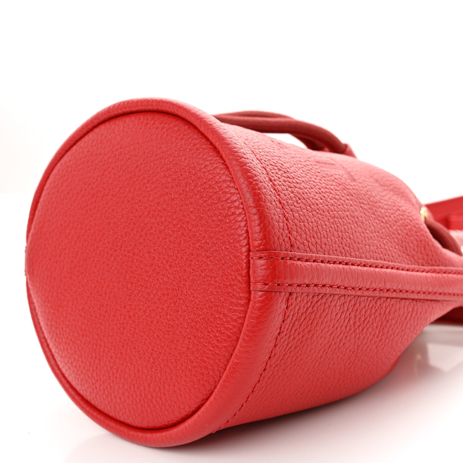 Marc Jacobs Grained Calfskin The Mini Bucket Bag True Red 10 of 11