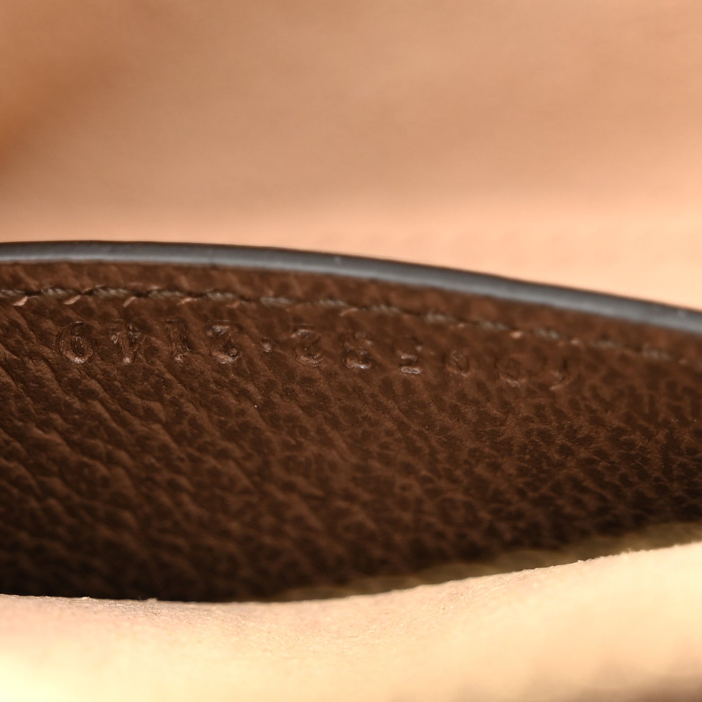 GG Supreme Monogram Textured Calfskin Web Mini Ophidia Top Handle Bag Beige Ebony New Acero