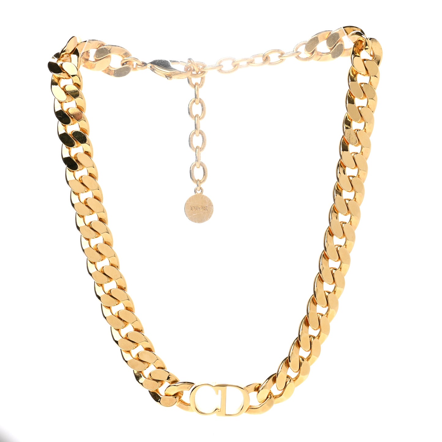 Metal Danseuse Etoile Chain Choker Necklace Gold