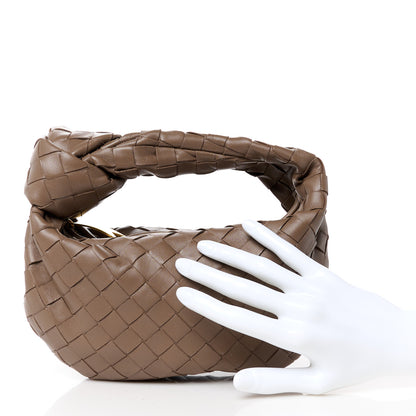 Bottega Veneta Nappa Intrecciato Mini Jodie Dark Taupe 2 of 11