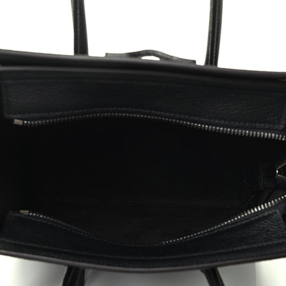 Celine Drummed Calfskin Nano Luggage Black 4 of 4