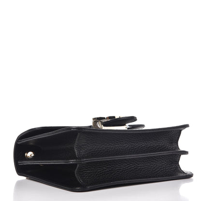 Gucci Dollar Calfskin Small Interlocking G Shoulder Bag Black 4 of 7