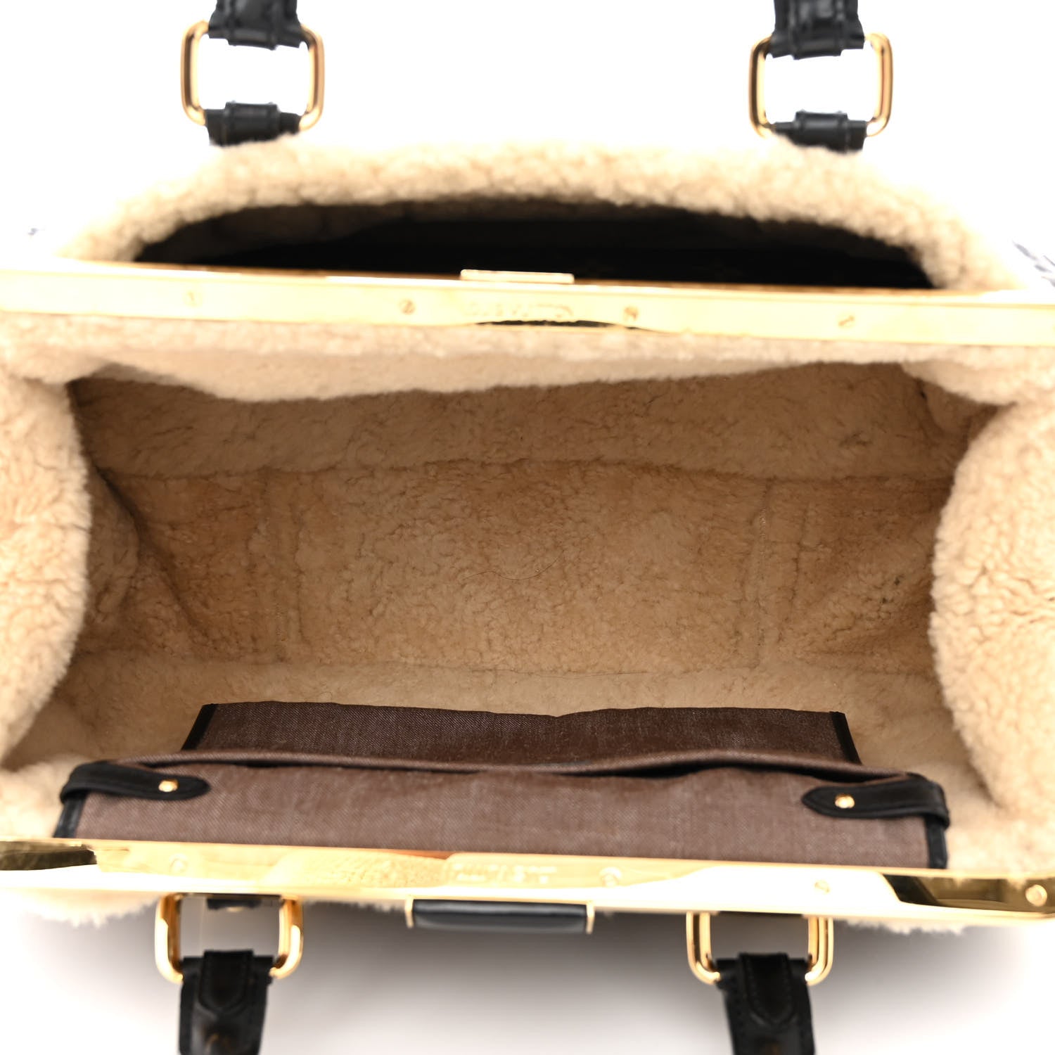 Louis Vuitton Monogram Shearling Storm Bag 5 of 11