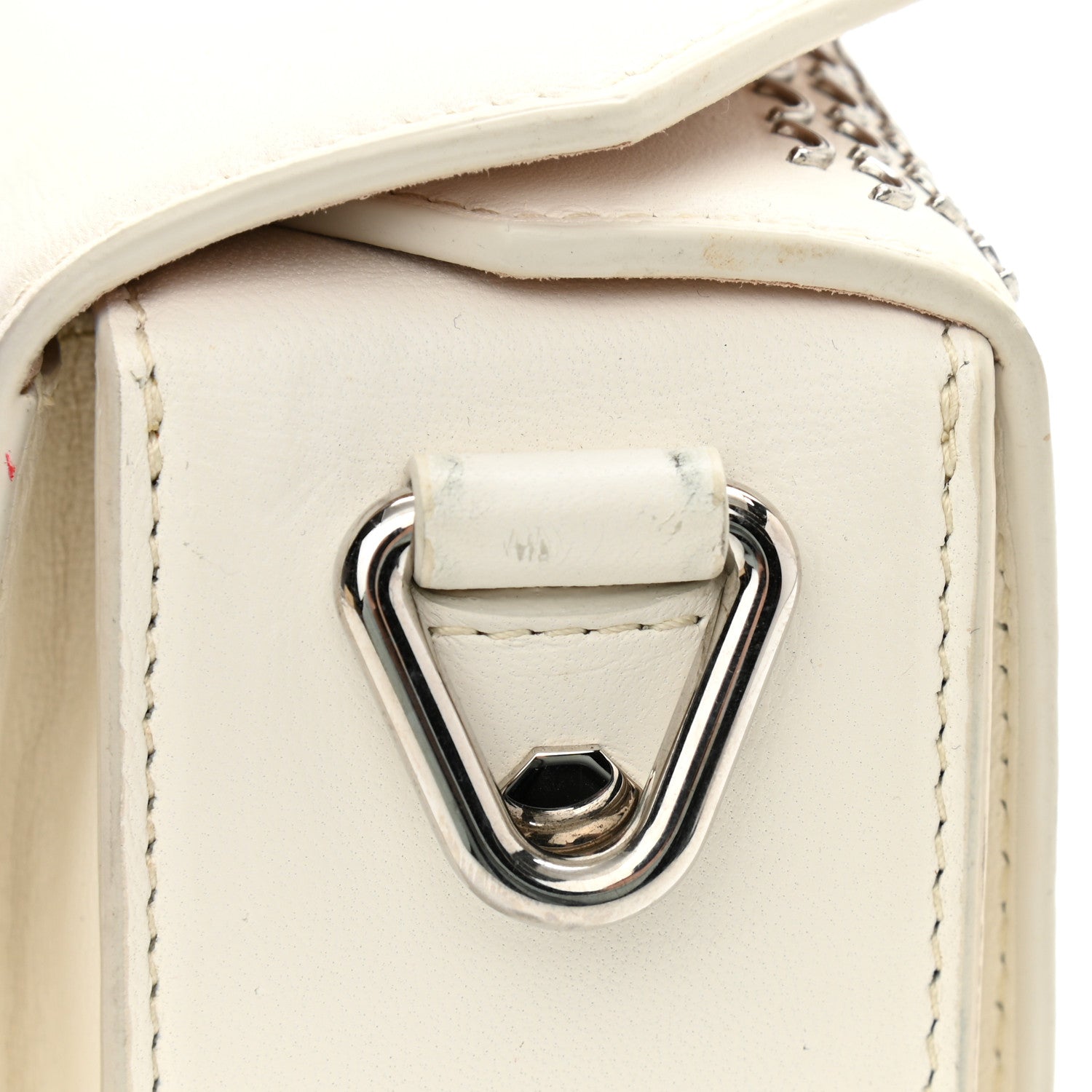 Alexander McQueen Calfskin Box Shoulder Bag 16 Cream 12 of 12