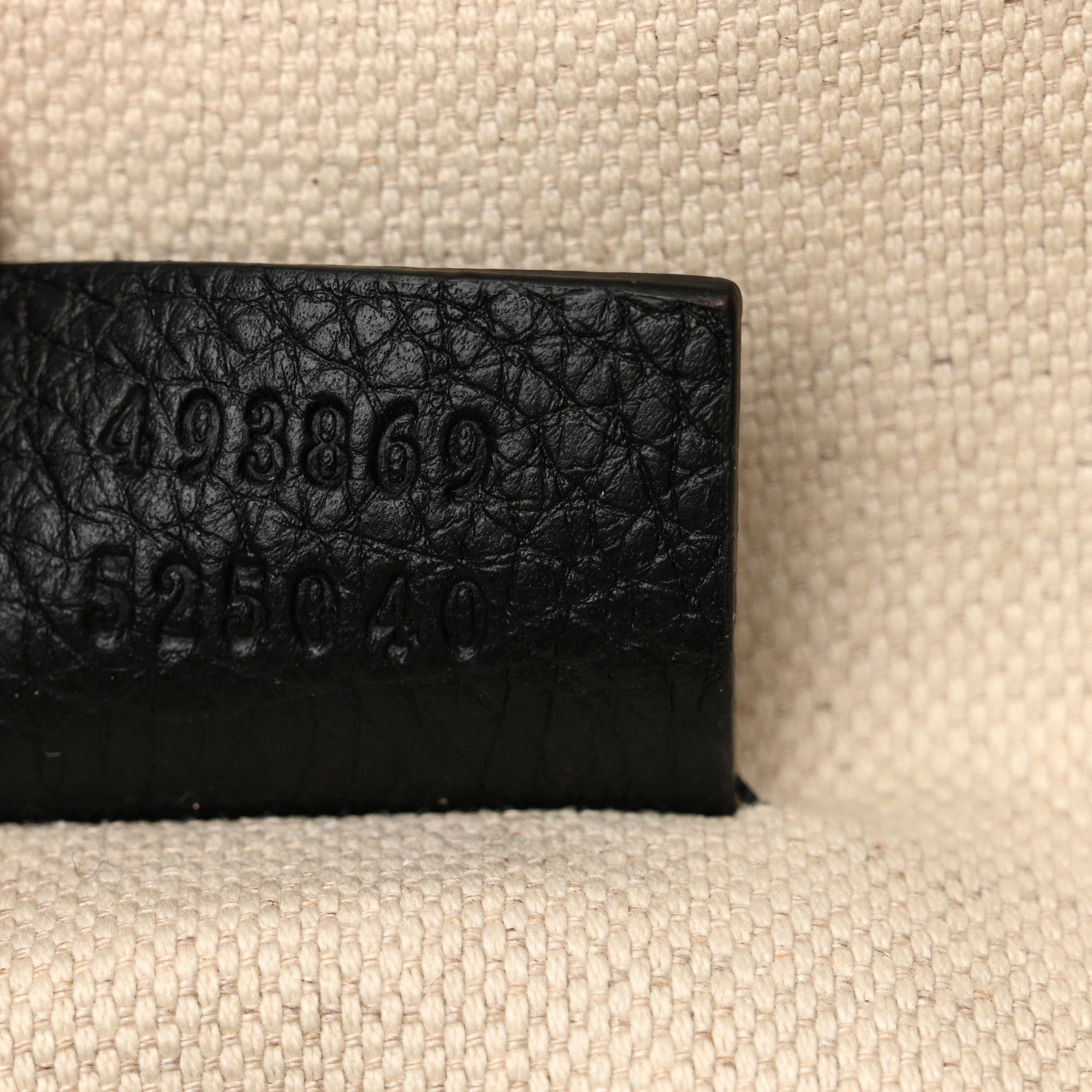 Gucci Grained Calfskin Small Logo Belt Bag Black 7 of 13