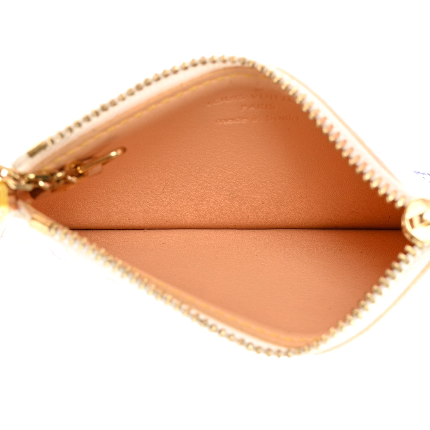 Monogram Multicolor Key Pouch White
