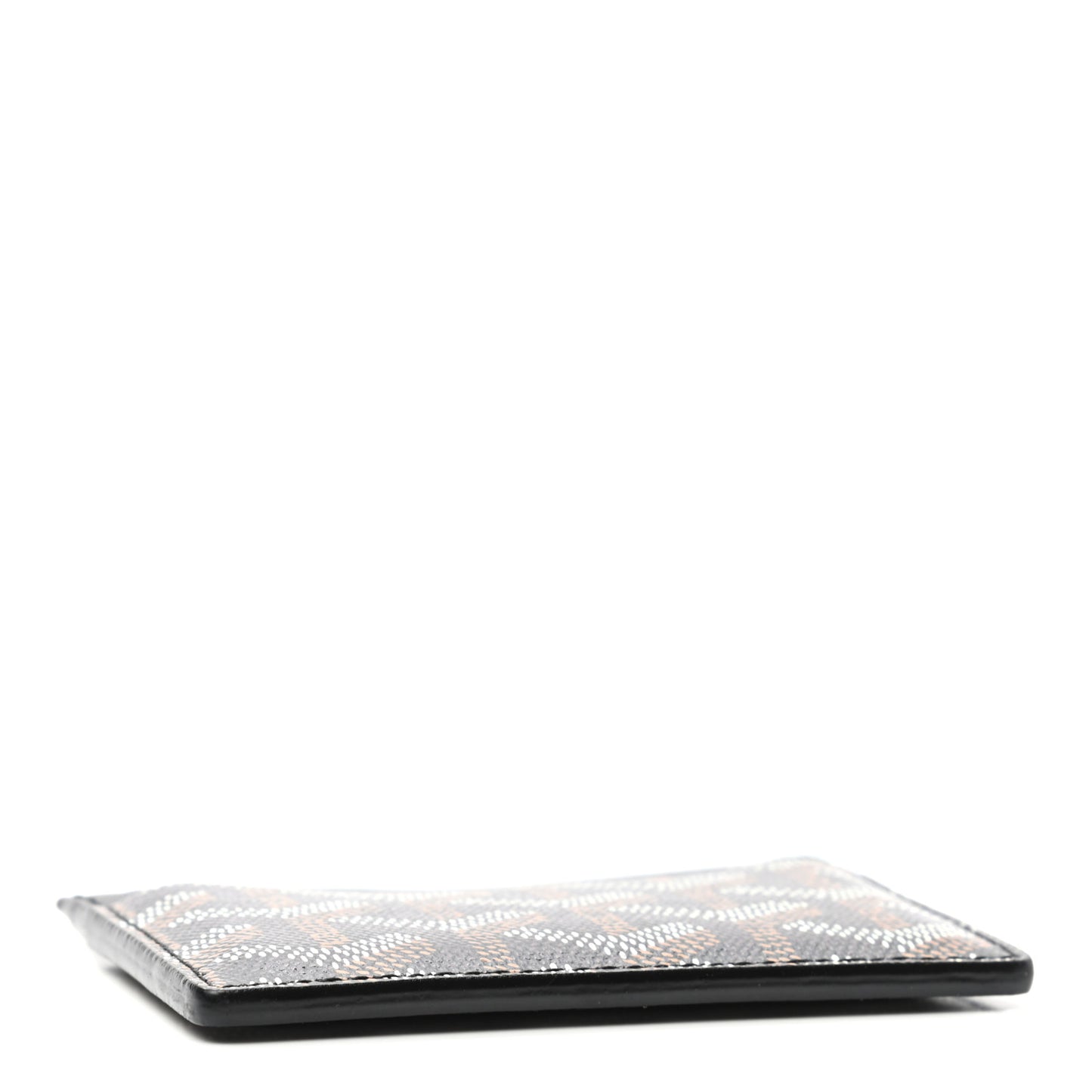 Goyardine Saint Sulpice Card Holder Black