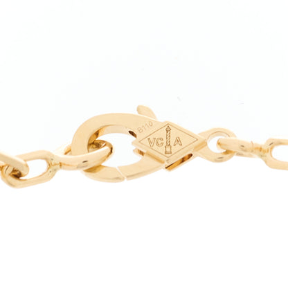 Van Cleef & Arpels 18K Yellow Gold 5 Motifs Guilloche Vintage Alhambra Bracelet 6 of 7