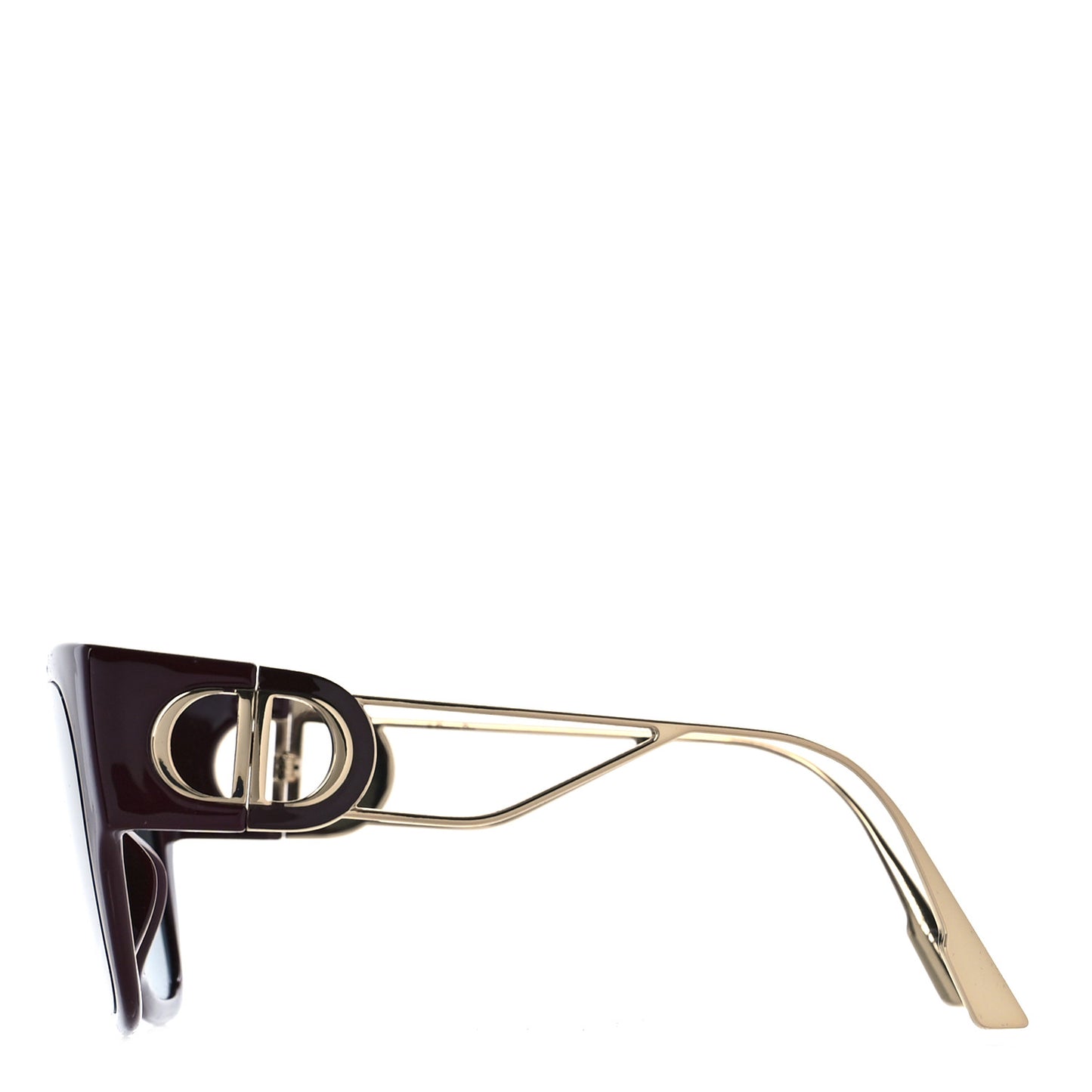 Rectangular 30 Montaigne 1 Sunglasses Burgundy