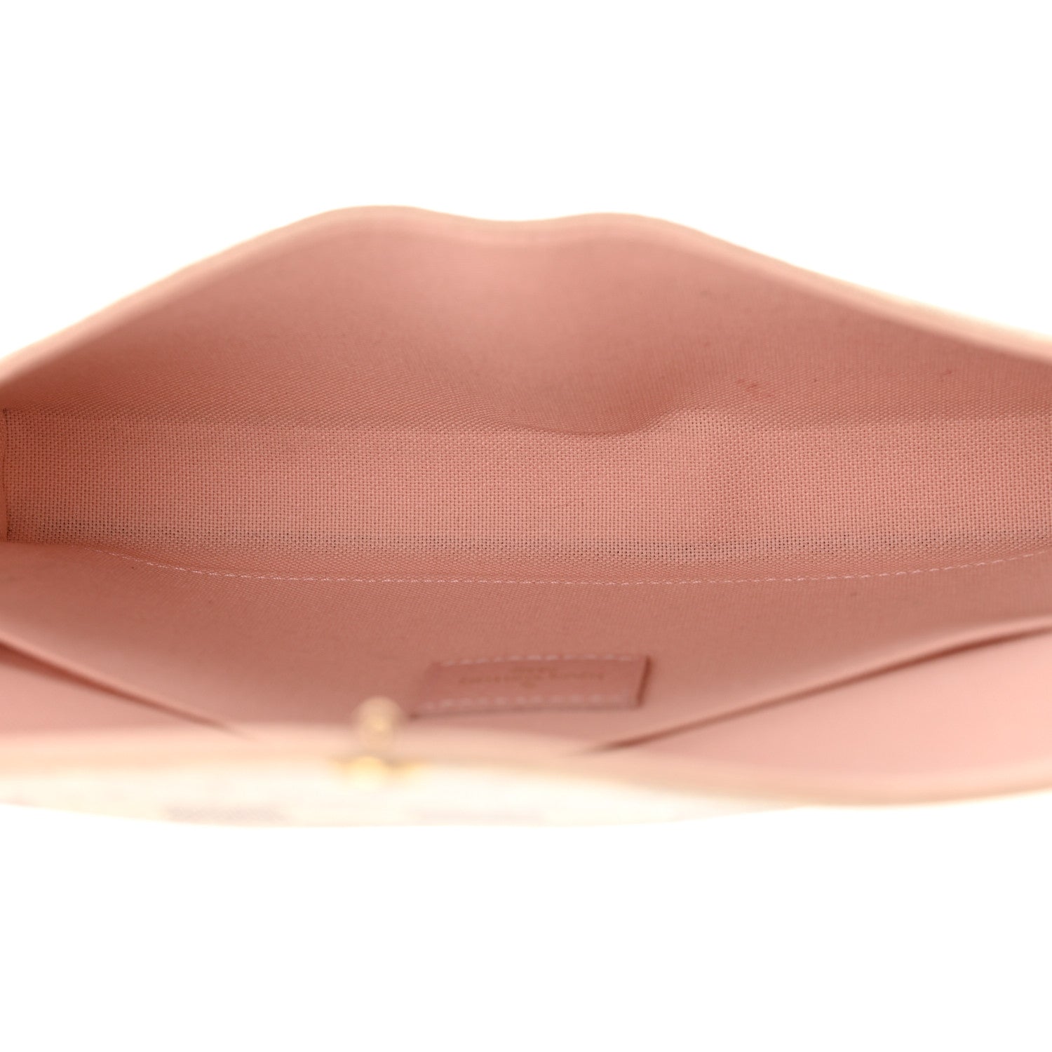 Louis Vuitton Damier Azur Pochette Felicie Chain Wallet Rose Ballerine 6 of 12