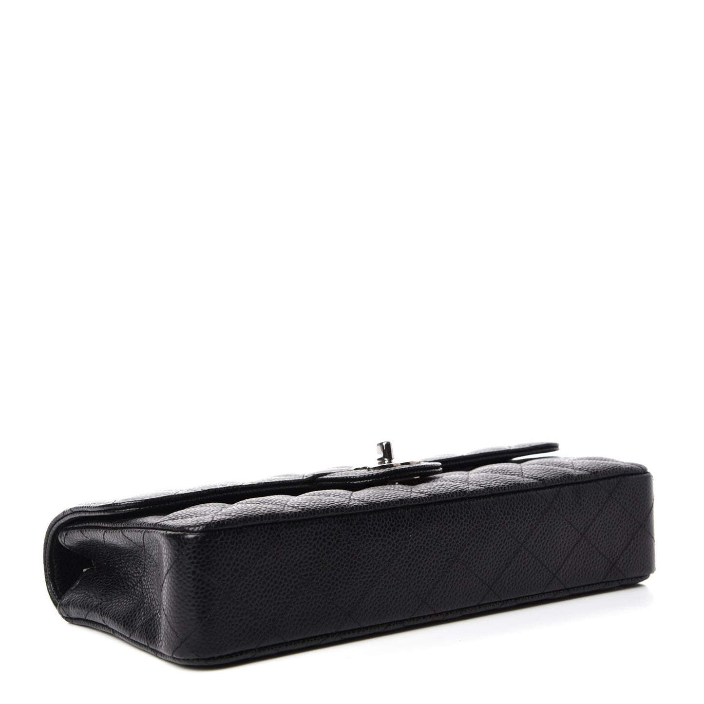 Caviar Quilted East West Flap Black
