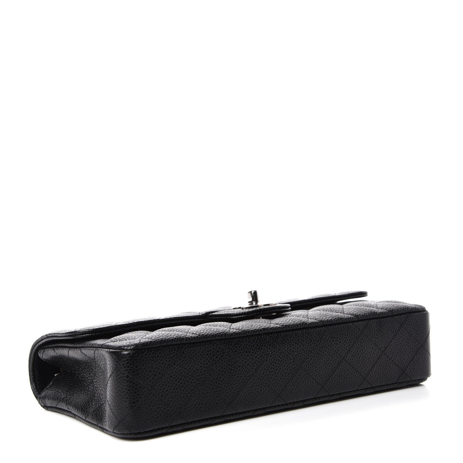 Chanel Caviar Quilted East West Flap Black 4 of 10
