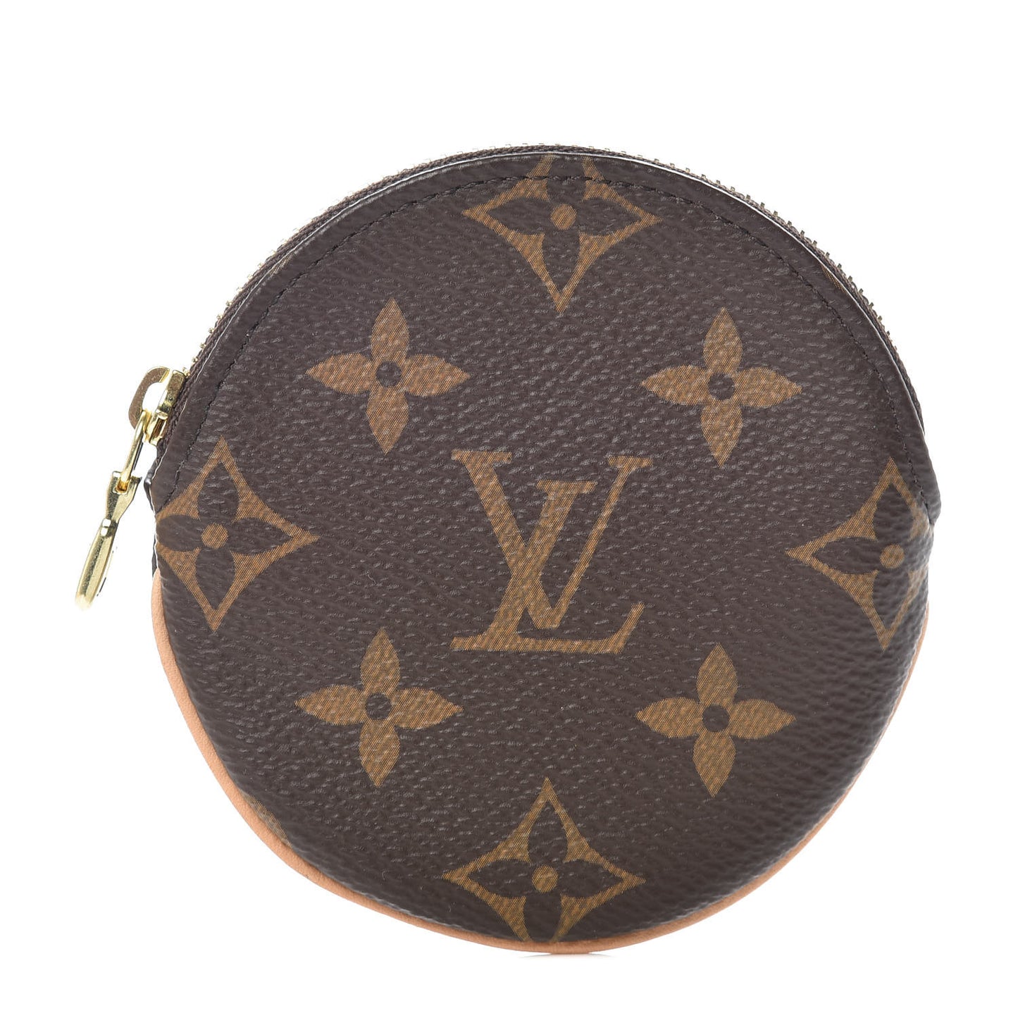 Monogram Round Coin Purse