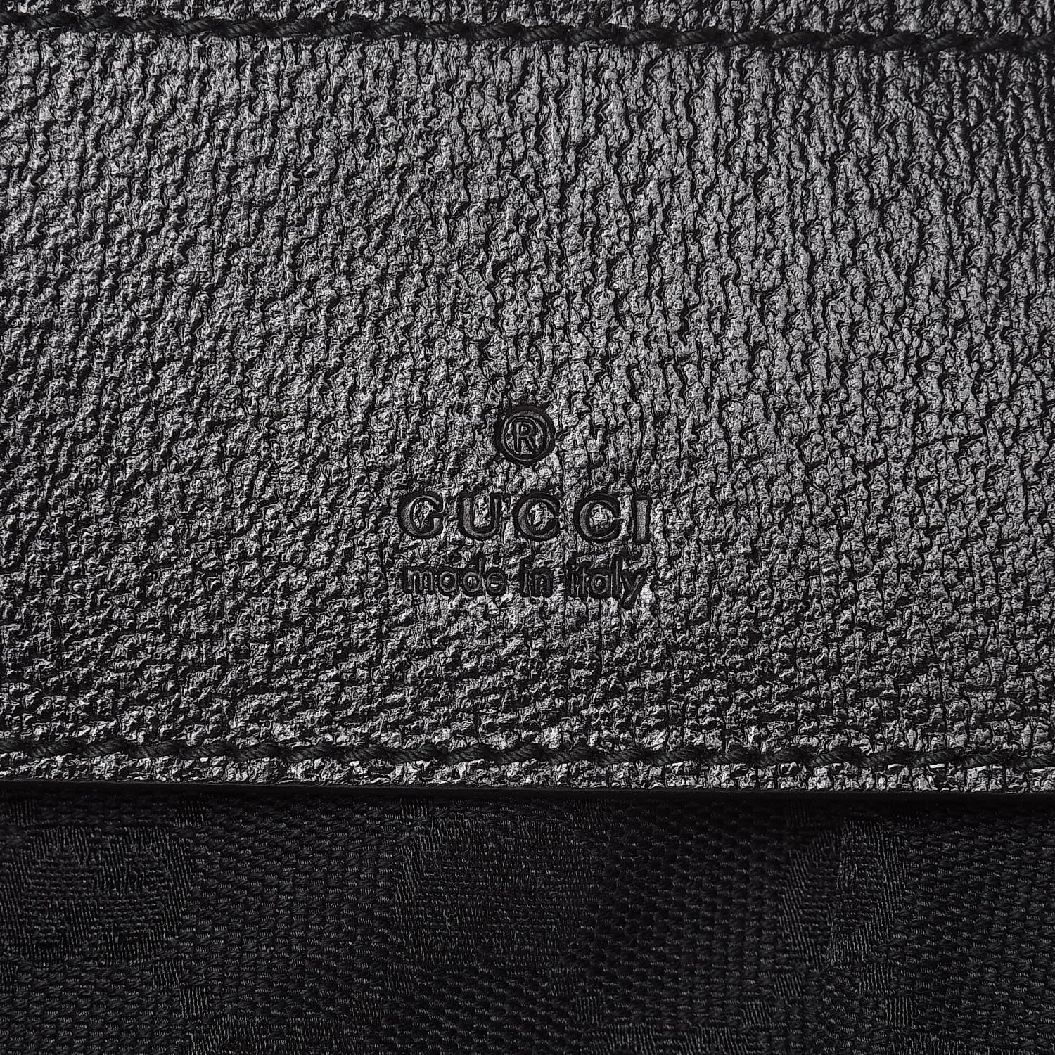Gucci GG Monogram Web Double Pocket Belt Bag Black 6 of 9