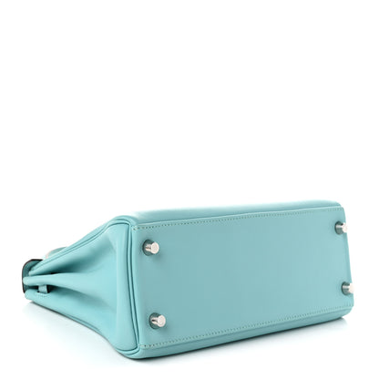 Hermes Swift Kelly Retourne 25 Bleu Atoll 4 of 10