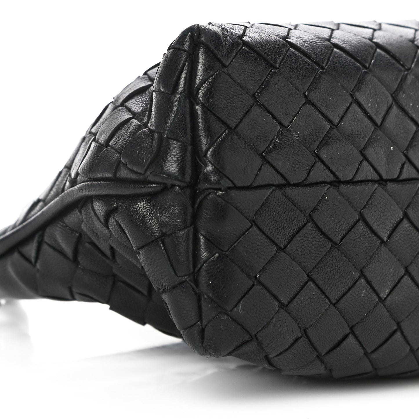 Nappa Intrecciato Mini Shoulder Bag Black