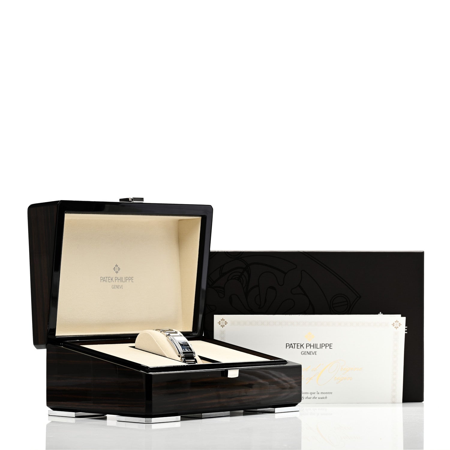 Patek Philippe Stainless Steel Diamond 25mm Twenty-4 Quartz Watch Blue 4910/1200A-001 5 of 5