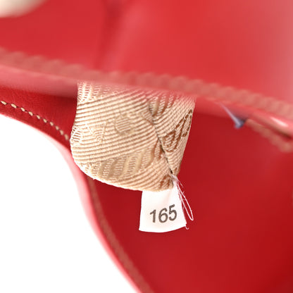 Prada Jacquard Logo Hobo Corda Rosso 6 of 10