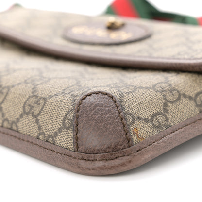 Gucci GG Supreme Monogram Neo Vintage Web Belt Bag Brown 9 of 12