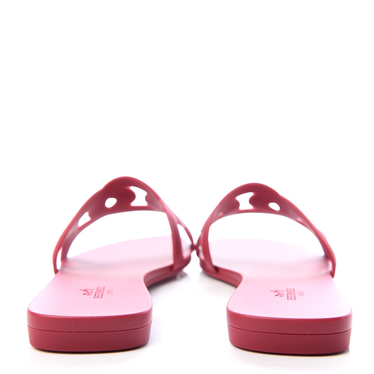 Hermes Rubber Aloha Sandals 38 Rose Baie 5 of 11