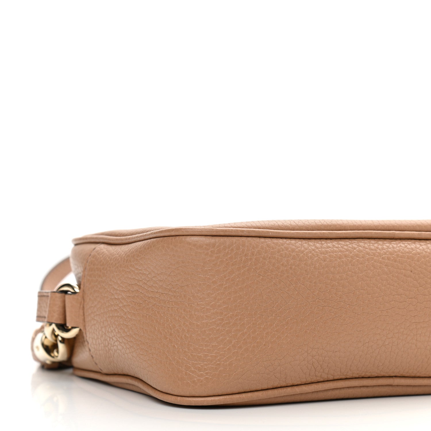 Gucci Pebbled Calfskin Small Soho Disco Bag Camelia 10 of 11