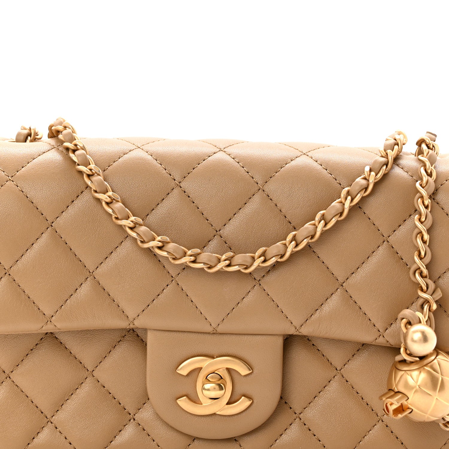 Chanel Lambskin Quilted Mini Rectangular Pearl Crush Flap Dark