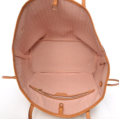 Louis Vuitton Damier Azur Neo Neverfull MM Rose Ballerine 6 of 17