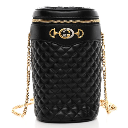 Gucci Calfskin Trapuntata Zumi Belt Bag Black 1 of 10