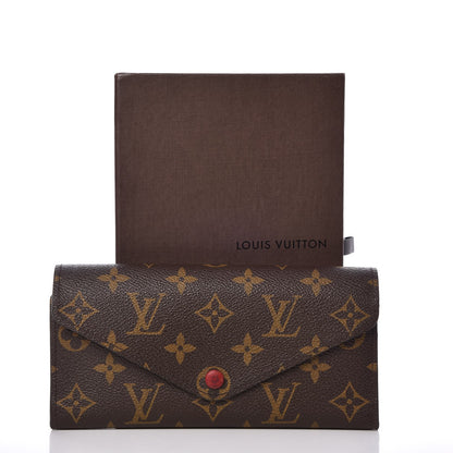 Louis Vuitton Monogram Josephine Wallet Red 9 of 9