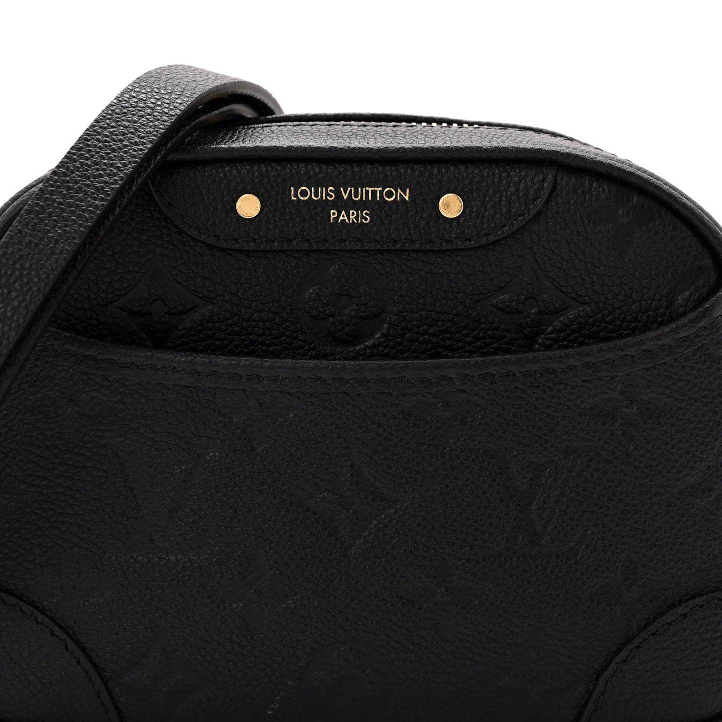 Empreinte Monogram Tiny Camera Bag Black