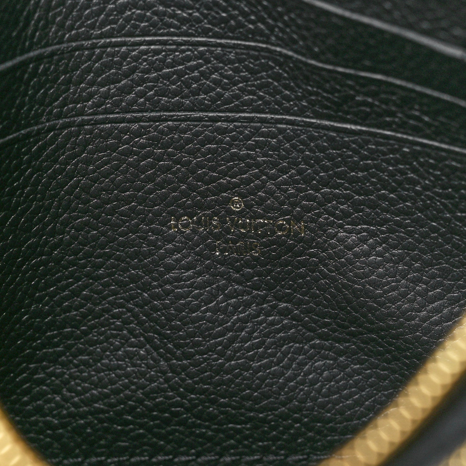 Louis Vuitton Empreinte Double Zip Pochette Black 6 of 11