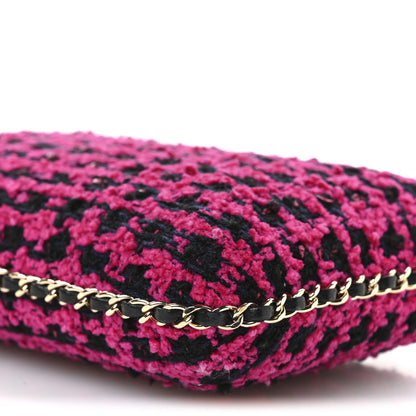 Chanel Tweed Chain Around Phone Holder Pink 9 of 10