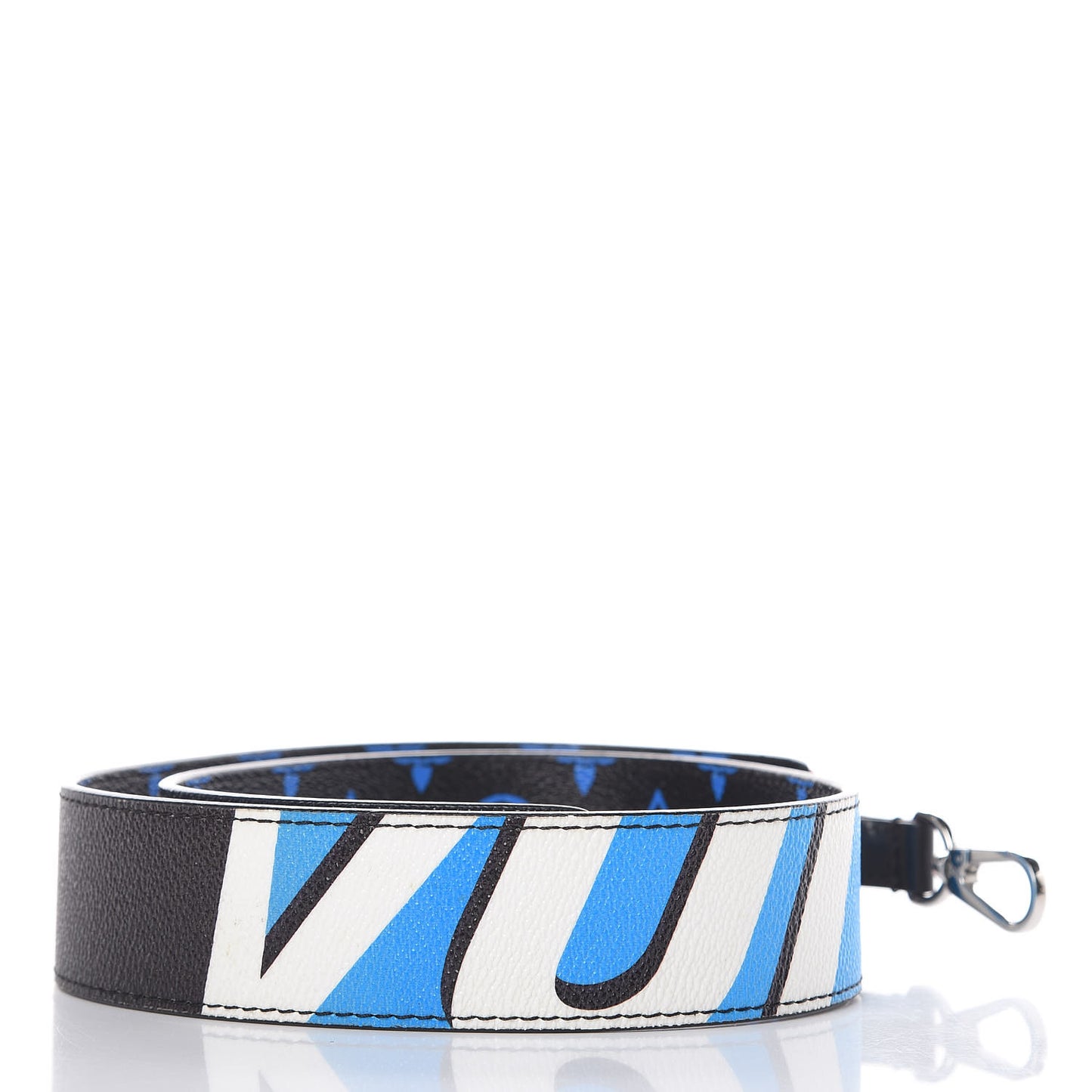 Canvas Bandouliere Shoulder Strap Black Bleu Digital